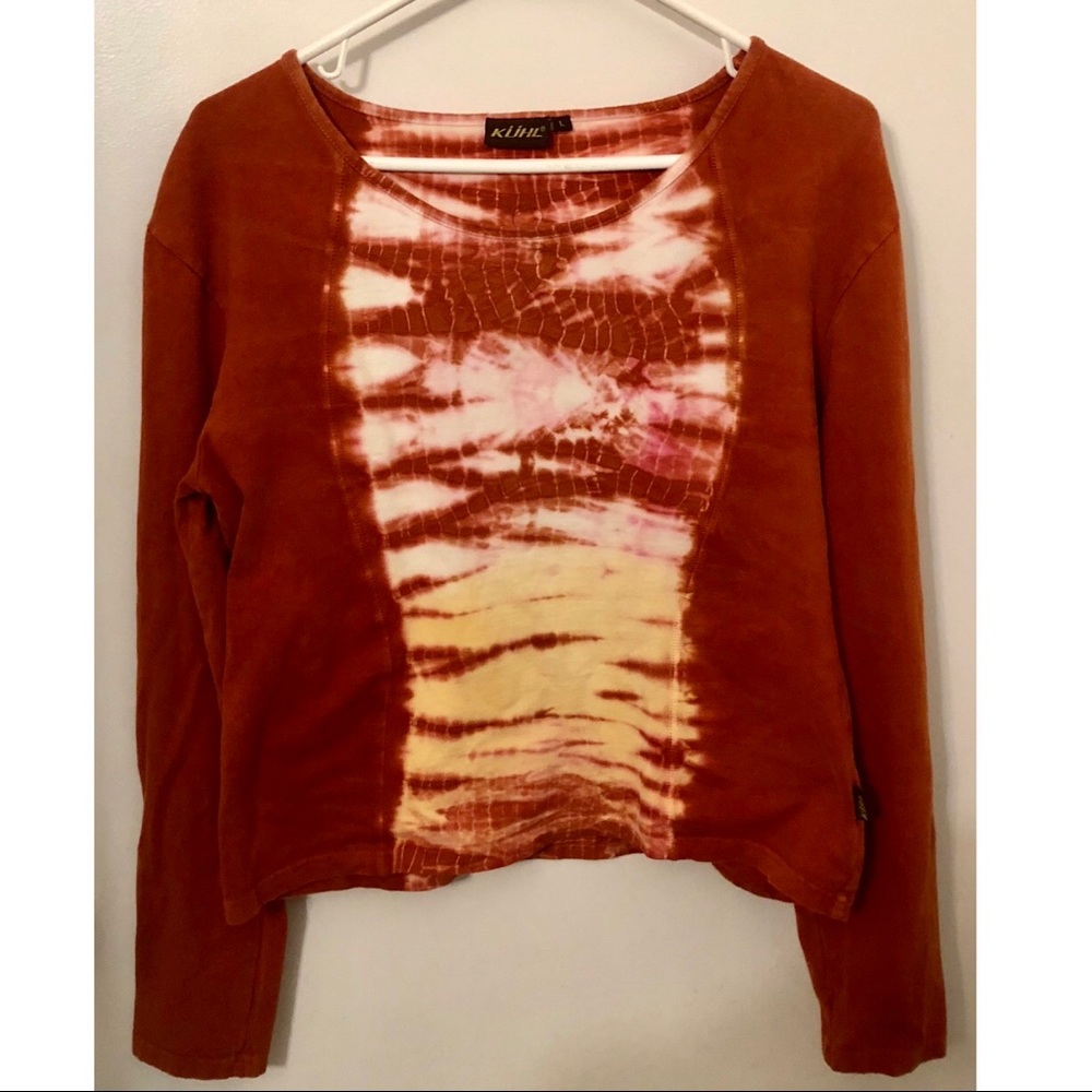 Kuhl tie dye long sleeve heavy T-shirt size large